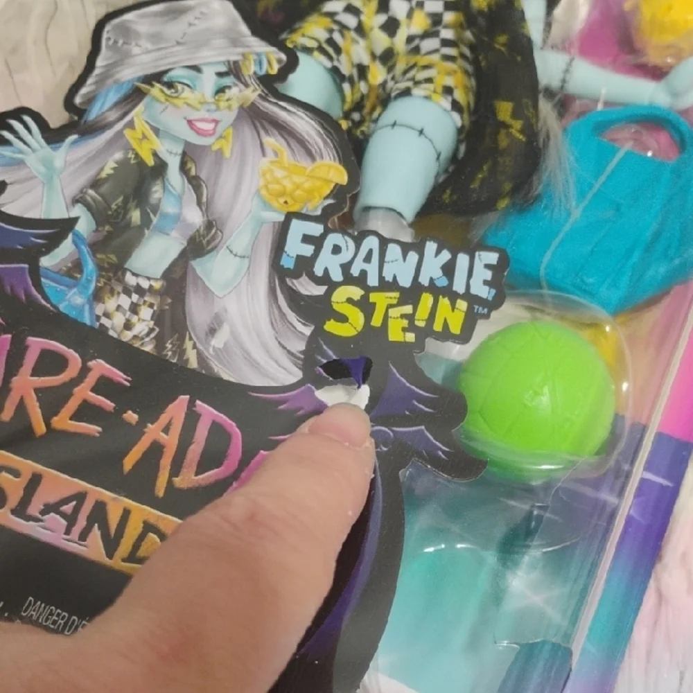 (#13) New Monster High Frankie Stein Doll Box Has Wear Never Removed